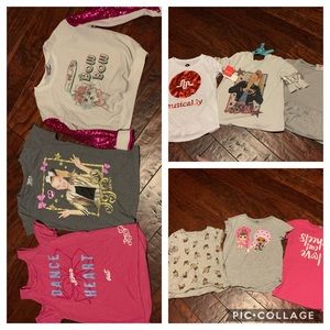 JoJo Siwa Loy girls tops shirts bow bow cartwheel